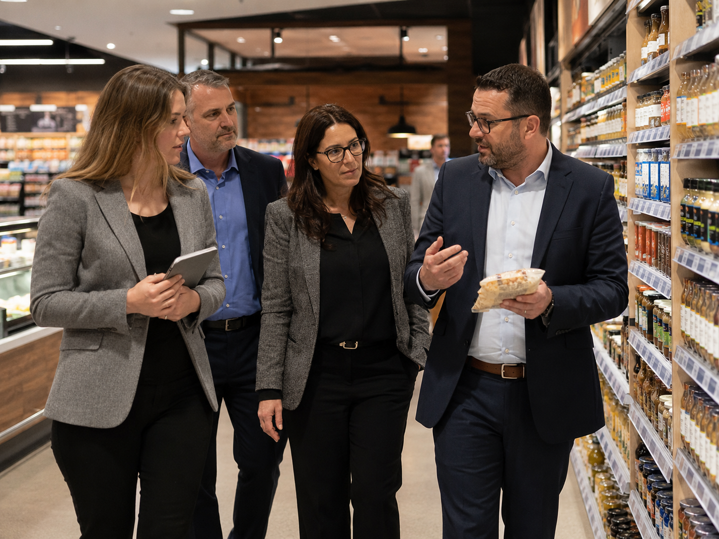Retail executive immersion and store walk